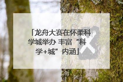 龙舟大赛在怀柔科学城举办 丰富“科学+城”内涵