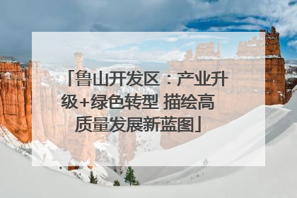 鲁山开发区：产业升级+绿色转型 描绘高质量发展新蓝图