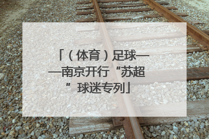 （体育）足球——南京开行“苏超”球迷专列