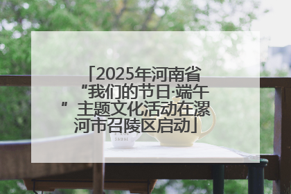 2025年河南省“我们的节日·端午”主题文化活动在漯河市召陵区启动