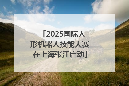 2025国际人形机器人技能大赛在上海张江启动