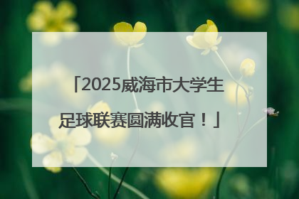 2025威海市大学生足球联赛圆满收官！