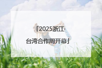 2025浙江·台湾合作周开幕