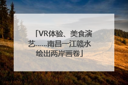 VR体验、美食演艺……南昌一江赣水绘出两岸画卷